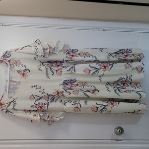 Chic Soul Floral Midi Dress Size 3X